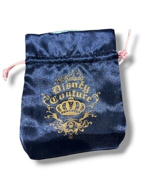 Kidada for Disney Couture Blue Drawstring Jewelry Accessories Pouch 2008